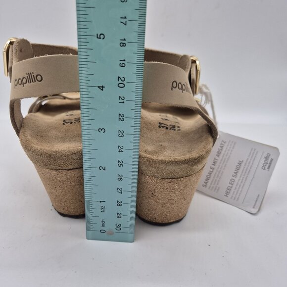 Papillio Birkentsock Women's Size 10 US 41 EU Soley Ring Tan Sandals Wedge (223) - Picture 4 of 12
